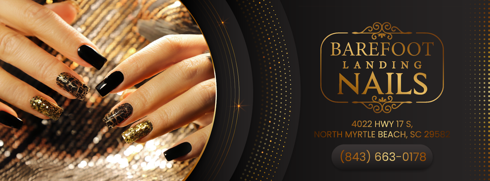 BAREFOOT LANDING NAILS logo